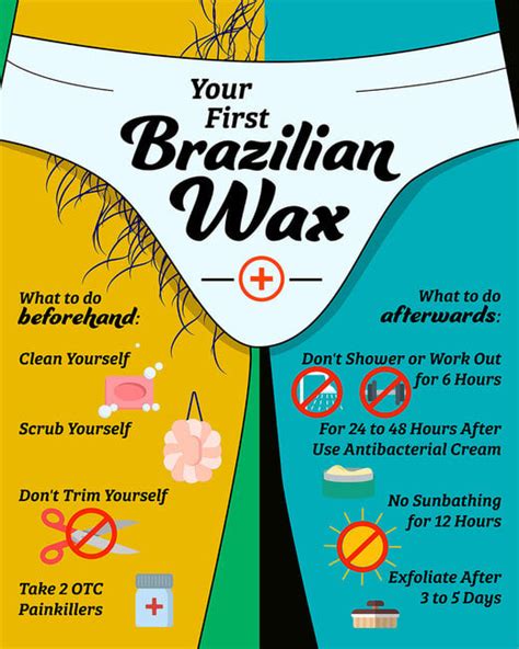 How long before a Brazilian wax can you shower?